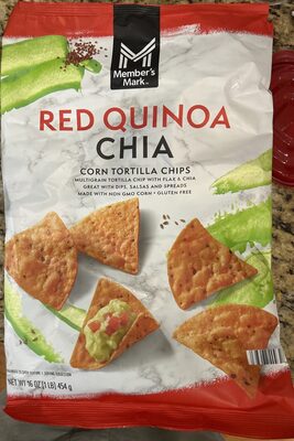 Red Quinoa, Chia, Corn Tortilla Chips