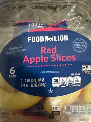Red Sliced Apples