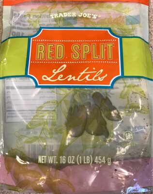 Red split lentils
