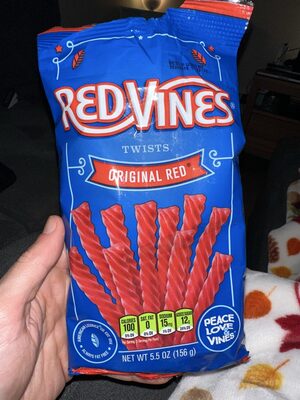 RED VINES TWISTS ORIGINAL RED