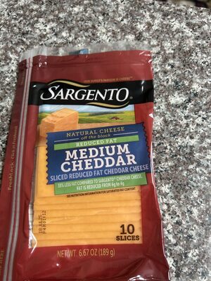 Reduced Fat Medium Cheddar Cheese