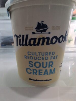 Reduced fat sour cream