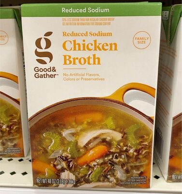 Reduced sodium chicken broth
