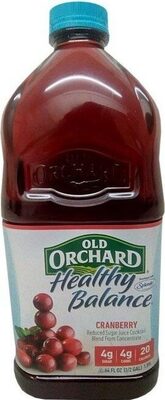 Reduced Sugar Juice Cocktail Blend From Concentrate