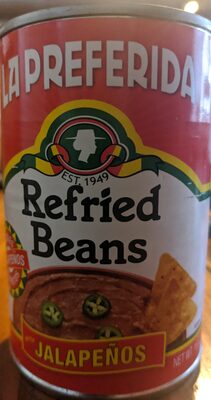 Refried beans with jalapenos