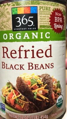 Refried black beans