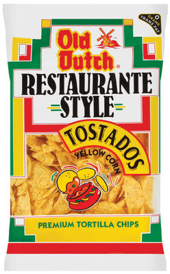 Restaurante style premium tortilla chips, tostados