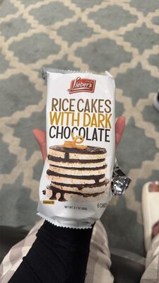RICE CAKES WITH DARK CHOCOLATE