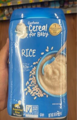 Rice Single Grain Cereal (Supported Sitter) imp