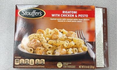 Rigatoni with Chicken & Pesto