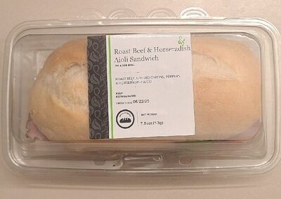 Roast Beef & Horseradish Aioli Sandwich