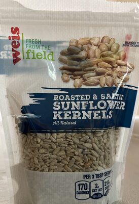 roasted and salted sunflower kernels