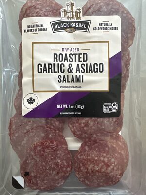 Roasted Garlic & Asiago Salami