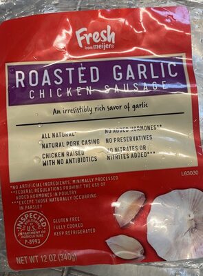 Roasted Garlic Chicken Sausage