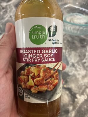 Roasted Garlic Ginger Soy Stir Fry Sauce