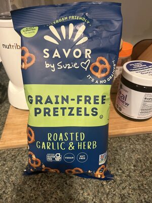 Roasted Garlic & Herb Grain Free Pretzels