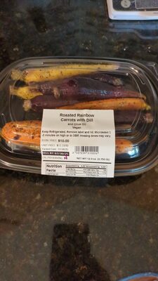 Roasted Rainbow Carrots With Dill