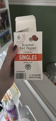 Roasted Red Pepper Hummus Singles