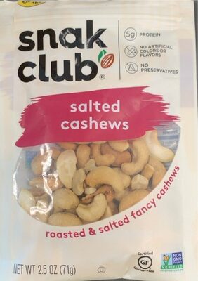 Roasted Salted Cashews