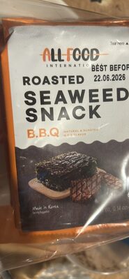 ROASTED SEAWEED SNACK B.B.Q