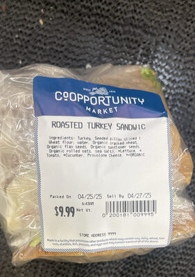 Roasted Turkey Sandwic