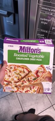 Roasted Vegetable Cauliflower Crust Pizza