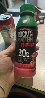 Rockin' Protein Builder Strawberry Protein Shake
