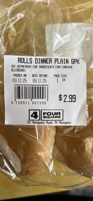 Rolls Round Plain 6 pk