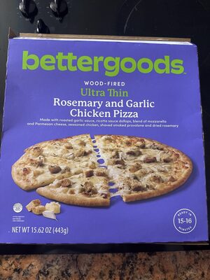 Rosemary and Garlic Chicken Pizza