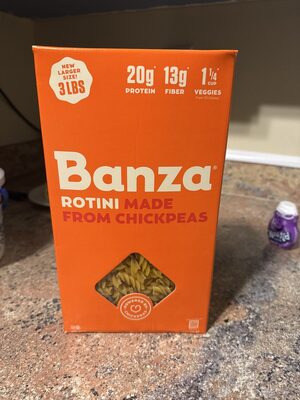 Rotini Made From Chickpeas