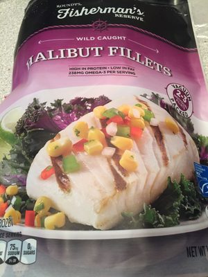 Roundy's, fisherman's reserve, wild caught halibut fillets