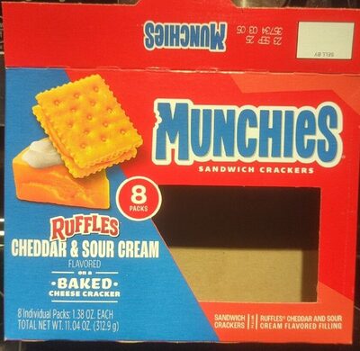 Ruffles Cheddar & Sour Cream Sandwich Crackers