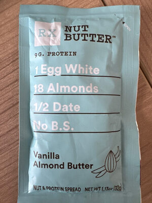 Rx nut butter vanilla almond butter