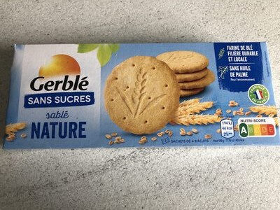 Sablé Nature sans sucres