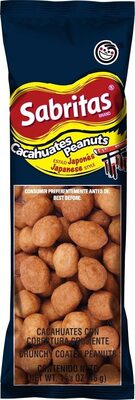 Sabritas cacahuates crunchy coated