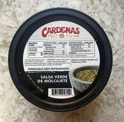 Salsa Verde De Mocajete