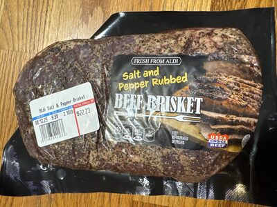 Salt & Pepper Rub Brisket