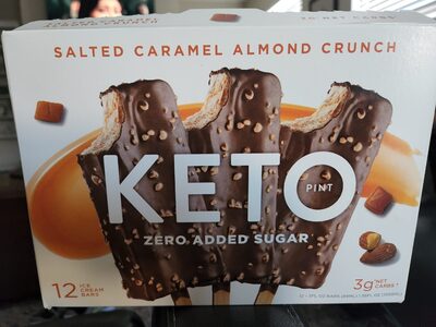 Salted caramel almond crunch Zero Sugar Added