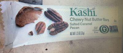 Salted Caramel Pecan Chewy Nut Butter Bars