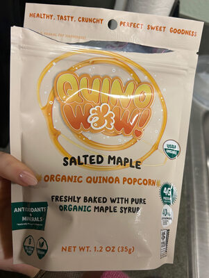 Salted Maple Organic Quinoa Popcorn