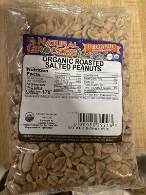 Salted, Roadted Peanuts