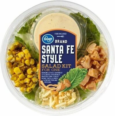 Santa fe style with chicken salad kit for one
