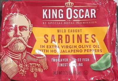 Sardines In Olive Oil With Hot Jalapeno Peppers