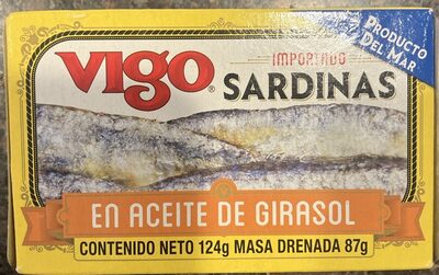 Sardines in sunflower oil