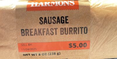 Sausage Breakfast Burrito