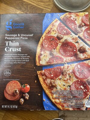 Sausage & Incited Pepperoni Pizza