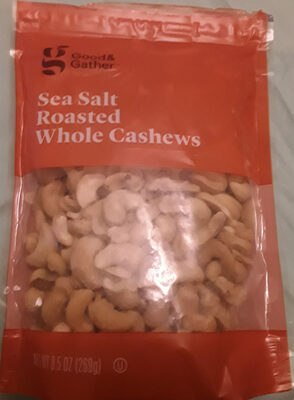 Sea Salt Roasted Whole Cashews