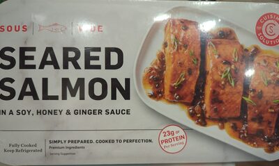 Seared Salmon In Soy Honey Ginger Sauce