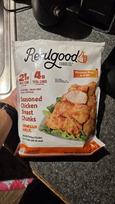 Season Chicken Breast Chunks Parmesan Garlic