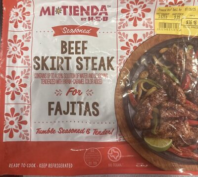 Seasoned Beef skirt Steak